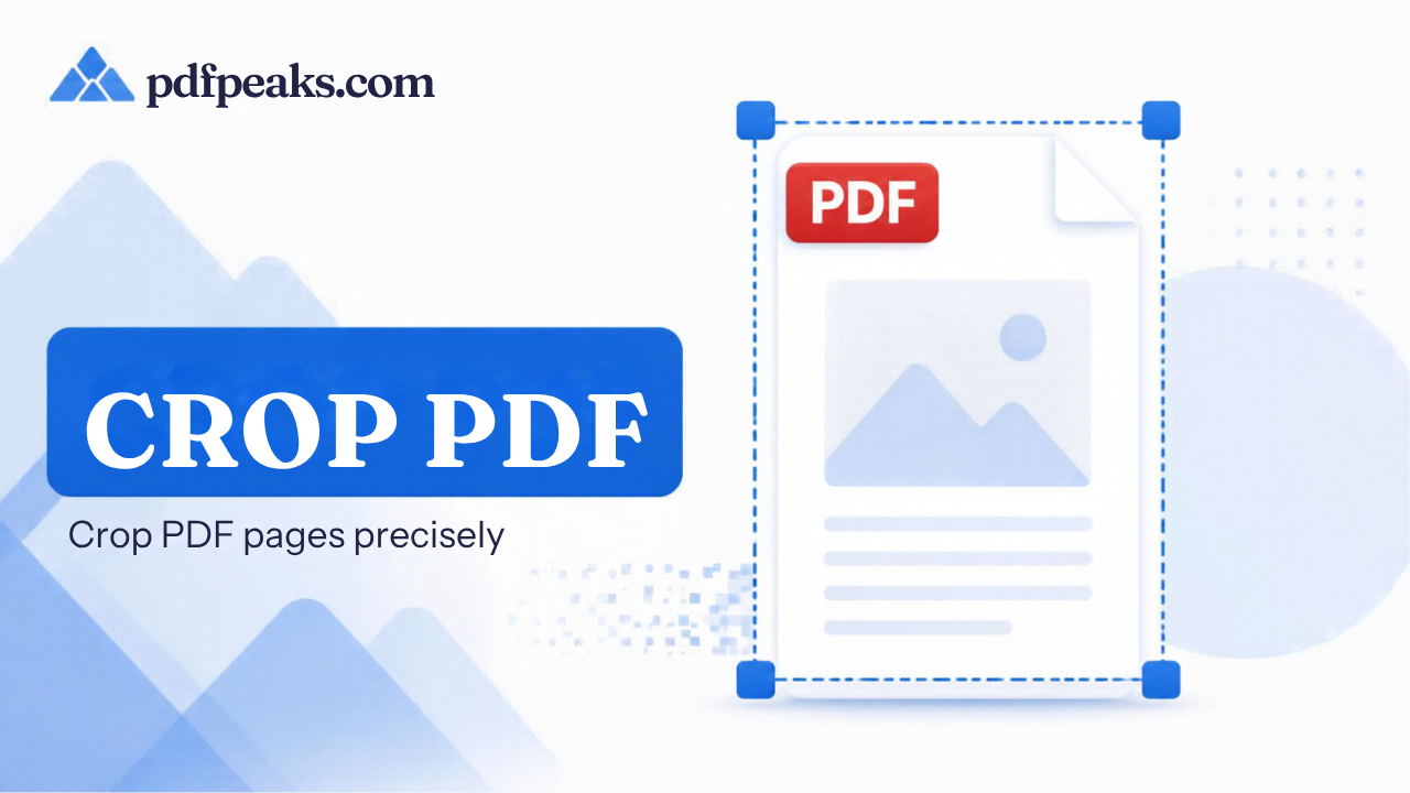 Crop PDF Online Free – Trim Pages & Remove Margins